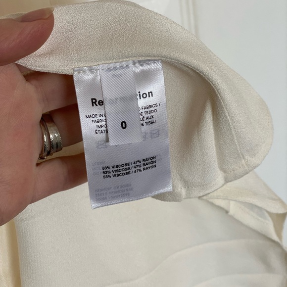 Reformation Gatsby Bridal Wedding Dress Size 0 NWT - Picture 8 of 9